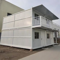 Maisonnette compacte préfabriquée pliable en conteneur, logement modulaire pour hôtels et stations balnéaires