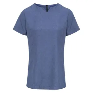 Tunique en lin violet, merchandising personnalisé - Product Image 5