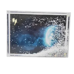 5x7 ручек на выбор, с изображением бриллианта, стакана воды рамка для фото с яркой блестящей бумагой коробка