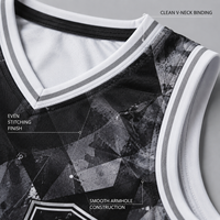 Maillot de basket-ball pour hommes sur mesure, sublimation intégrale, tailles personnalisées pour les ligues scolaires d'Amérique du Nord, entraînements et matchs