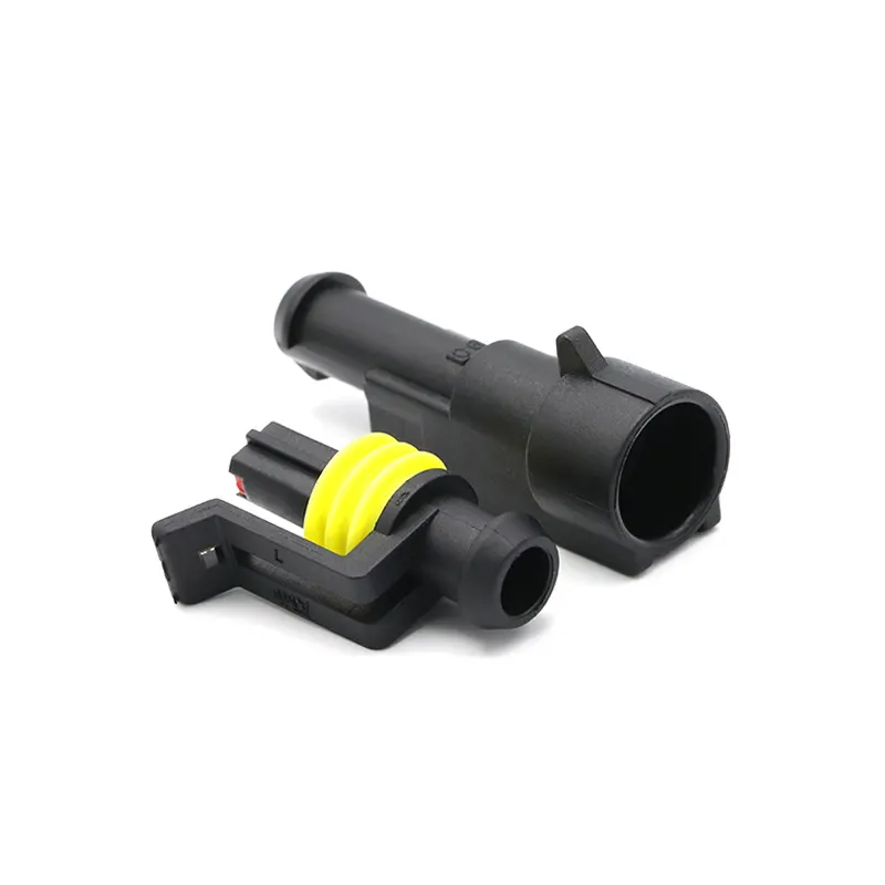 1PIN PA66 1.5 Car waterproof male and female connectors