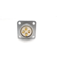 Conector BNC Redondo USB con Aislante PPS de Alta Resistencia a la Temperatura, 2-8 Pines, Macho, Contacto Chapado en Oro, Modelo M8, Potencia 5A, IP66