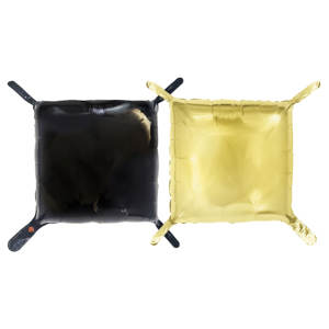 Ballons carrés double face en aluminium <span class=keywords><strong>Ballon</strong></span> <span class=keywords><strong>gonflable</strong></span> Décoration de fête <span class=keywords><strong>Ballon</strong></span> mural de bonne qualité Noir et or clair - Product Image 1