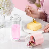 Bouteilles d'eau chaude et froide, pour la salle de sport, tasses en verre de différentes couleurs, 1 pièce