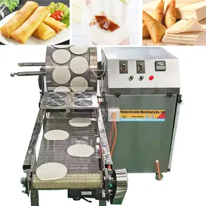 Gas/elektrische Heizung Lumpia Maschine Frühlingsrolle Patti Gebäck Samosa Haut herstellungs maschine