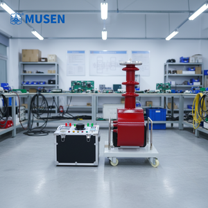 เครื่องทดสอบแรงดันไฟฟ้าสูง <span class=keywords><strong>AC</strong></span>/DC, เครื่องทดสอบความต้านทานไฟฟ้าอัตโนมัติเครื่องทดสอบความแข็งแรงของไดอิเล็กทริก <span class=keywords><strong>ac</strong></span>/dc 5KVA/50kV 10KVA/100kV - Product Image 1