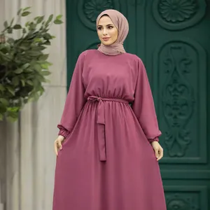 Muslim Middle Eastern Women's Fashion Bat Sleeve Dress Abaya