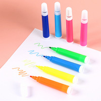 Stylos de couleur bricolage pour enfants Stylos marqueurs non toxiques Mini stylos de couleur à l'eau lavables