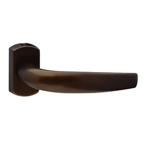 Maniglia della porta quadrata maniglia della porta <span class=keywords><strong>serratura</strong></span> principale in legno porta d'ingresso Design diviso esterno interno tubolare nero accetta moderno - Product Image 3