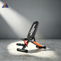 Banc de musculation pliable et réglable à 7 positions (incliné, décliné, plat) pour entraînement avec haltères à domicile, gym et fitness