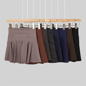 Aoyema Personalizzato Vendita Calda Pantaloncini da Yoga Sportivi da Donna a Vita Alta ad Asciugatura Rapida Plissettati Traspiranti Gonne da Tennis - Product Image 6