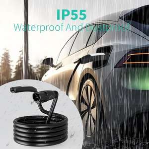 Câble <span class=keywords><strong>d</strong></span>'extension de charge NACS mâ<span class=keywords><strong>le</strong></span>-femelle pour Tesla <span class=keywords><strong>et</strong></span> véhicules électriques américains, utilisation domestique pour <span class=keywords><strong>la</strong></span> charge de niveau 2 - Product Image 6