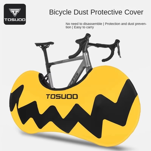 TOSUOD <span class=keywords><strong>Housse</strong></span> de <span class=keywords><strong>roue</strong></span> en polyester à haute élasticité <span class=keywords><strong>Housse</strong></span> de protection contre la poussière <span class=keywords><strong>pour</strong></span> vélo de <span class=keywords><strong>route</strong></span> Protection des roues de VTT - Product Image 2