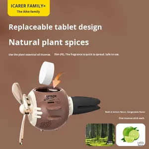 高級エアベントフレグランスオーナメントクリエイティブデザイン耐久性のあるプラスチックカーアクセサリーかわいいスタイルフレッシュナー & アロマセラピーギフト - Product Image 3