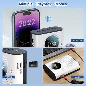 เครื่องขยายเสียงพร้อมไมโครโฟนไร้สายแบบแม่เหล็ก, ไมโครโฟนแบบหนีบเสื้อขนาดเล็กสำหรับห้องเรียน, ลำโพงพกพาสำหรับครู - Product Image 4