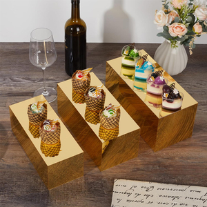Présentoir d'emballage alimentaire personnalisé contremarches vaisselle de fête support de restauration présentoir alimentaire présentoir acrylique pour la fête pour restaurant - Product Image 2