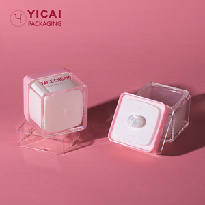 <span class=keywords><strong>15G</strong></span> 30G 50G Độc Đáo Sang Trọng Vuông Mỹ Phẩm Rõ Ràng Frosted Không Có Không Khí Bơm Lọ Cho Khuôn Mặt Dưỡng Ẩm Kem - Product Image 3