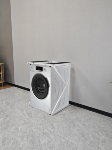 調節可能なヘビーデューティ金属台座モダンリビングルーム洗濯洗濯機乾燥機ユニバーサルフィット700lbsミニ冷蔵庫スペースセービングホーム - Product Image 5