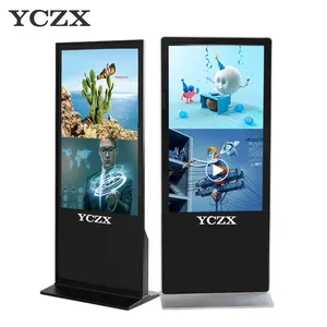 HD IR Touch Screen Digital Signage Advertising Koisk 55 Inch 1080P Usb Infrared Display For Business