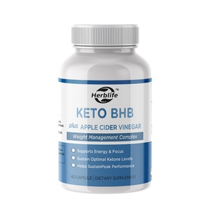 Private Label OEM Apple Cider <b>Vinegar</b> Keto BHB Capsules Keto ACV BHB Supplements for Weight Management - Product Image 1
