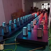 Rideau LED à pixels 3D Matrix, éclairage de fond de scène programmable DMX512 pour discothèque DJ