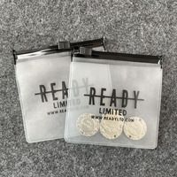 Petit sac écologique recyclable en plastique PVC à fermeture éclair personnalisé pour l'emballage de bijoux cosmétiques sac à fermeture éclair