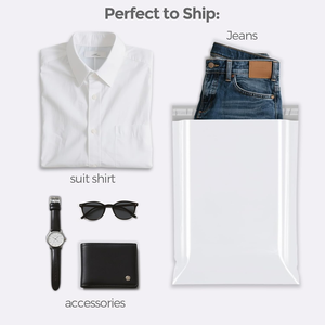 Bianco 10x13 pollici Poly bustine adesive autosigillanti per spedizione per abbigliamento per piccole imprese <span class=keywords><strong>pacco</strong></span> di reso <span class=keywords><strong>postale</strong></span> - Product Image 4
