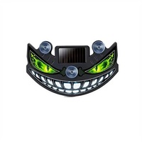 Lumière LED dynamique clignotante « Oeil du Diable » pour voiture, camion, lumière d'avertissement solaire pour vitre arrière, lumière décorative