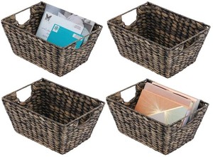 <span class=keywords><strong>Panier</strong></span> de tri à trois niveaux, petit <span class=keywords><strong>panier</strong></span> tissé avec poignée, rangement pour papier toilette, <span class=keywords><strong>panier</strong></span> en herbe de mer pliable à 3 niveaux, couvercle en tissu, paniers africains - Product Image 5