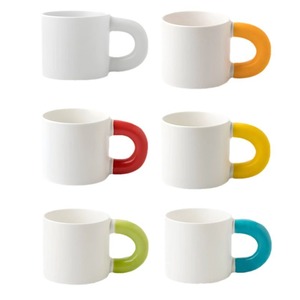 Tazza in Ceramica Personalizzata con Logo, Carina e Colorata con Colori Contrastanti, per Caffè, Tè e Latte, Ideale come Regalo Aziendale - Product Image 1