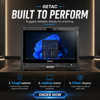 Laptop Tangguh Getac V110 Prosesor Intel Baru Sistem Operasi Win10 Hard Drive 1TB Deteksi Track Berputar Bahasa Inggris