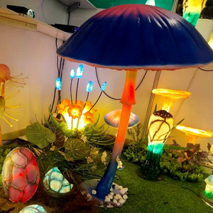 Luces de Fibra de Vidrio con Forma de Flores para Parques Temáticos, Jardines Botánicos, Centros Comerciales y Exhibiciones Fotográficas para Visitantes - Product Image 1