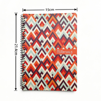 Carnet à spirales personnalisé A5, papier ligné, reliure spirale, couverture imprimée en couleur, papeterie scolaire et de bureau, carnet d'écriture