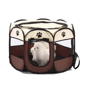 Hot sale Portable folding Foldable Pet Tent Playpens Dog Sleeping Fence Pet Carrier Tent Doghouse Home care