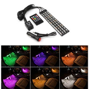 LED Lumière Ambiante SMD 5050 RVB Intérieur LED Lampe D'ambiance De Voiture A MENÉ La Bande Légère - Product Image 5