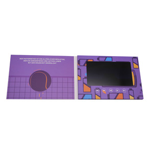 Tarjeta de Invitación de Boda con Video Personalizada, Pantalla LCD Digital HD, Álbum de Video - Product Image 1