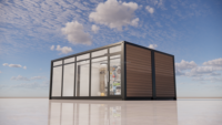 Bureaux préfabriqués de jardin, abris en conteneurs, maisons d'été, pods de gym, studios, mini-maisons, kits de maisons de travail