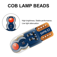 Zweifarbige T10 501 W5W LED-Innen leuchten 8SMD Silica Gel Flash für Autoken zeichen 194 168 W5W Glühlampe mit Strobe-Effekt