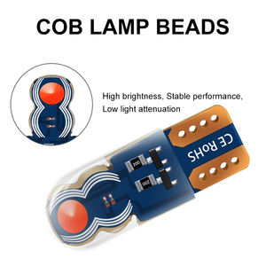 Lampe d'intérieur à <span class=keywords><strong>LED</strong></span> double couleur T10 501 W5W 8SMD Flash en gel de silice pour plaque d'immatriculation de voiture 194 168 <span class=keywords><strong>Ampoule</strong></span> W5W avec <span class=keywords><strong>effet</strong></span> <span class=keywords><strong>stroboscopique</strong></span> - Product Image 3