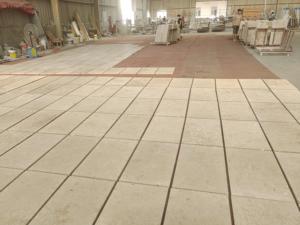 SH STONE Carreaux de sol en pierre calcaire beige pour extérieur et intérieur - Product Image 4