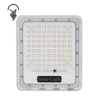 كشاف LED شمسي خارجي عالي الطاقة وموفر للطاقة بقوة 50 واط مقاوم للماء IP67