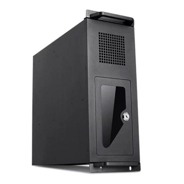 Aluminium Industrial Rackmount Atx Cases 19inch 4U Rackmount Server Case Server Rack Case with Nine 3 5inch HDD