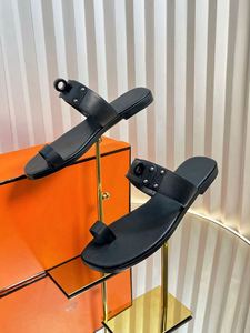 Sandalias Romanas de Diseño con Hebilla y Correa, de Color Sólido, para Verano, con Punta Descubierta, Planas, para Exteriores, de Playa, Modernas, Transpirables y Ligeras - Product Image 3