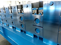Máquina Automática para Fabricar Láminas de Techo Corrugado de 1200 mm, Controlada por PLC, con Motor de Engranajes y Rodamientos