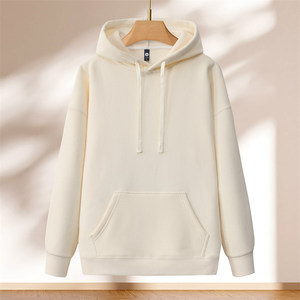 Sweat-shirt à capuche vert foncé, doublure polaire, tissu épais, vêtements de travail pour usage professionnel - Product Image 4