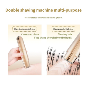 Épilateur électrique double tête pour <span class=keywords><strong>femme</strong></span>, portable, pour l'<span class=keywords><strong>épilation</strong></span> des zones intimes et du corps - Product Image 5