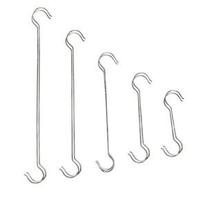 Stainless Steel S <b>Hook</b> 4mm Double <b>Hook</b> 30cm 40cm 50cm 60cm Kitchen Bathroom Multi Functional <b>Hook</b> - Product Image 3