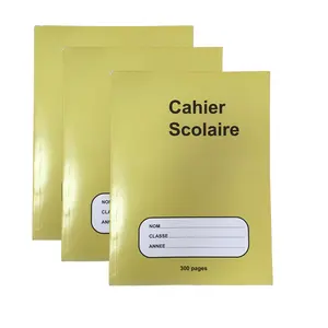 Hot Selling french a5 cameroon market children English label for quality exercise book supplier