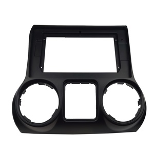 Marco de Radio de coche de 10,1 pulgadas para <span class=keywords><strong>JEEP</strong></span> WRANGLER <span class=keywords><strong>RUBICON</strong></span>, kit de montaje de tablero, placas frontales, estéreo, GPS, reproductor de DVD, Panel biselado 2 Din, <span class=keywords><strong>2011</strong></span>-2014 - Product Image 4