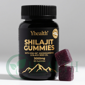 Paquete de botella pura de etiqueta privada OEM, gomitas de Shilajit naturales orgánicas sin adición para el cuidado de la salud - Product Image 2